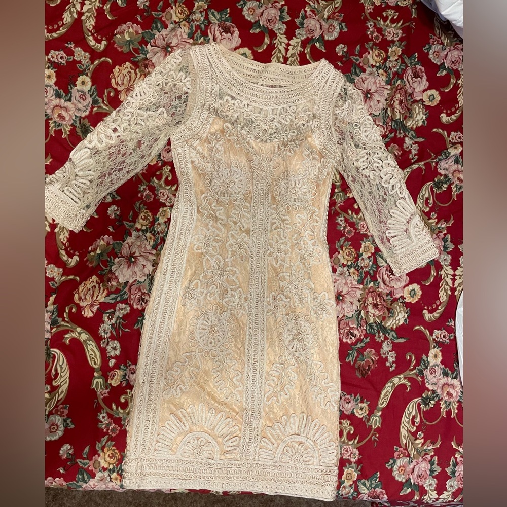 Sue Wong Size 0 long sleeve dress